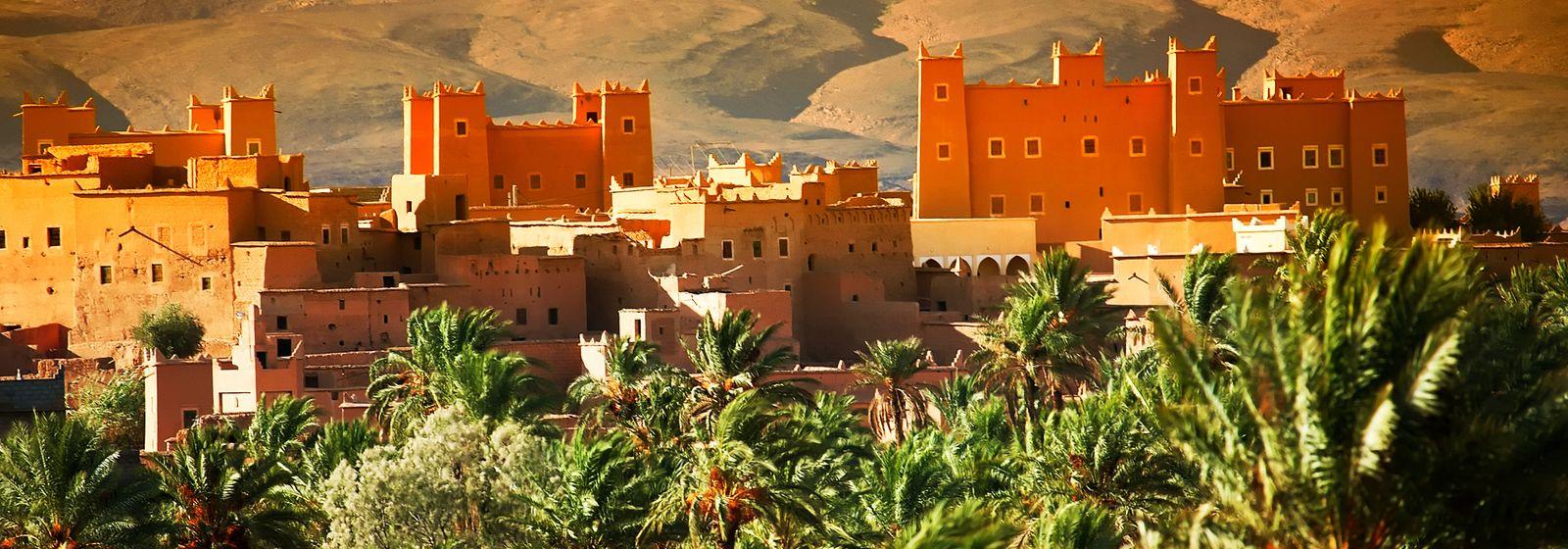 Kasbah y edificio antiguo